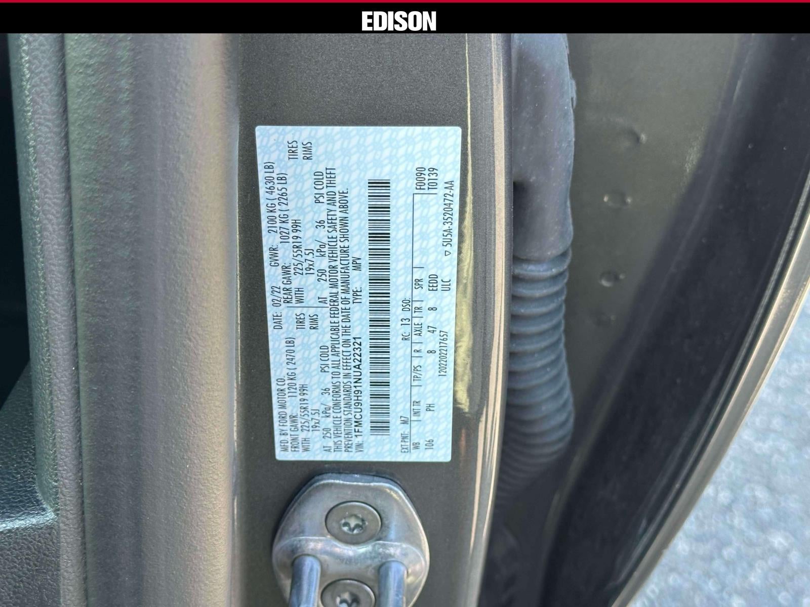 2022 Ford Escape SEL AWD